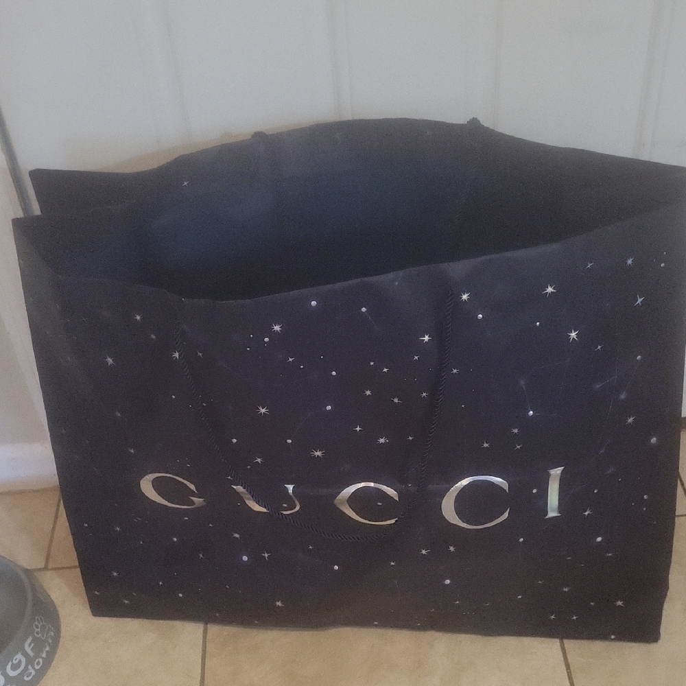 Gucci Black Starry Men's Bag